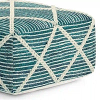 WYNDENHALL Pouf carré Woodley