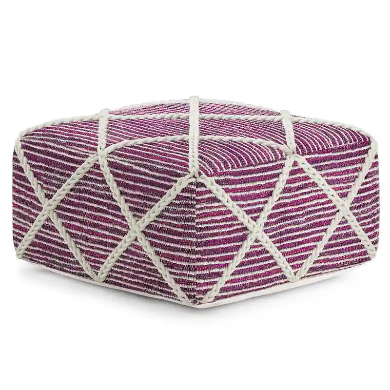 WYNDENHALL Pouf carré Woodley