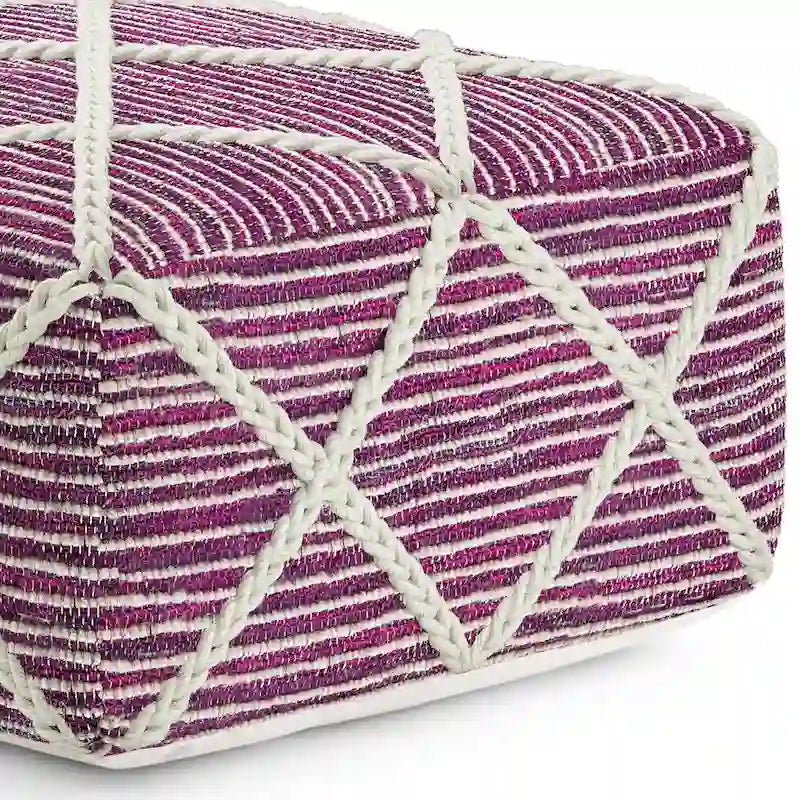 WYNDENHALL Pouf carré Woodley
