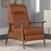 Fauteuil Inclinable à Dossier Poussé en Bois Rembourré Sienna par Greyson Living