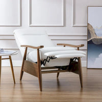 Fauteuil Inclinable à Dossier Poussé en Bois Rembourré Sienna par Greyson Living