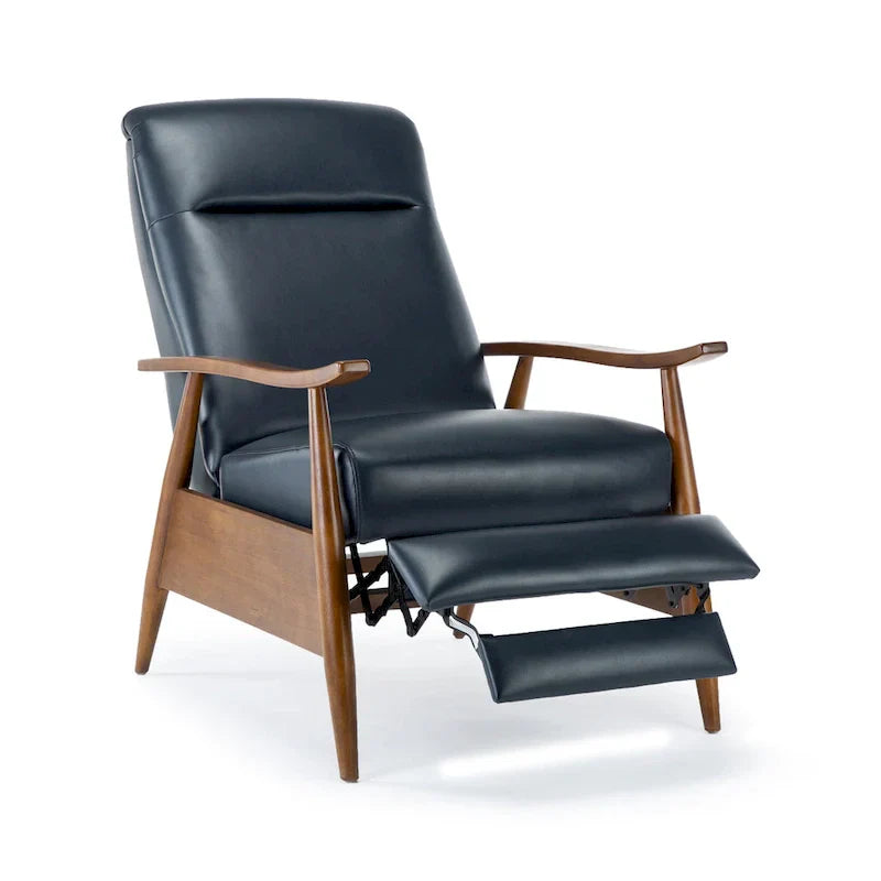 Fauteuil Inclinable à Dossier Poussé en Bois Rembourré Sienna par Greyson Living
