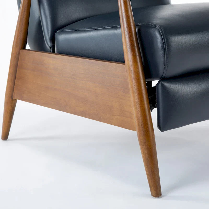 Fauteuil Inclinable à Dossier Poussé en Bois Rembourré Sienna par Greyson Living