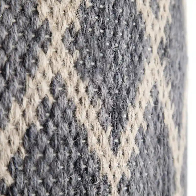 WYNDENHALL Nesbitt Pouf Rond Bohème, Jute Tressée Naturelle