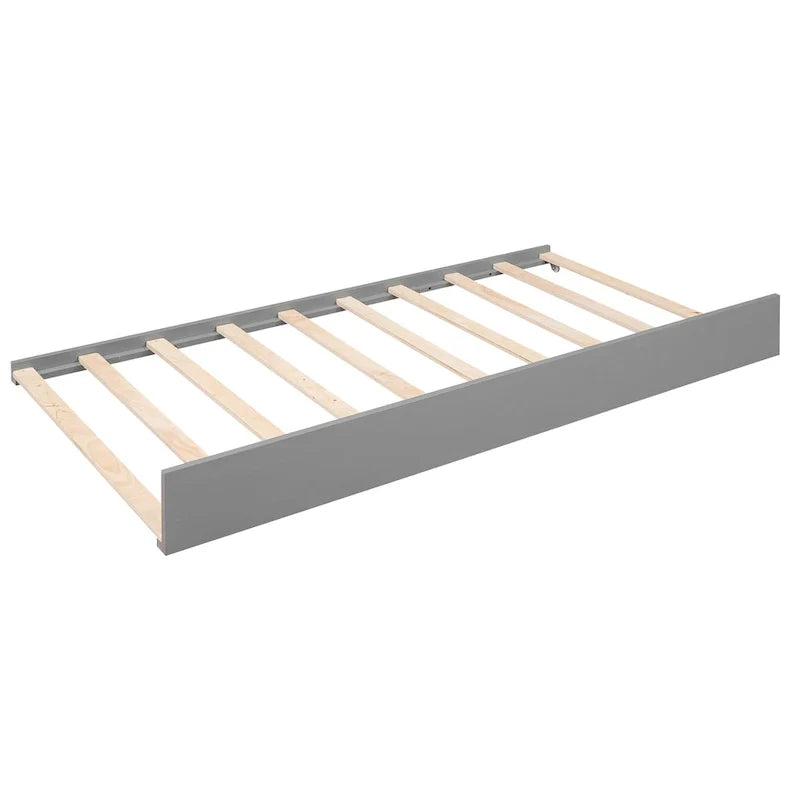 Lit de repos double XL en bois avec 2 lits gigognes et port USB