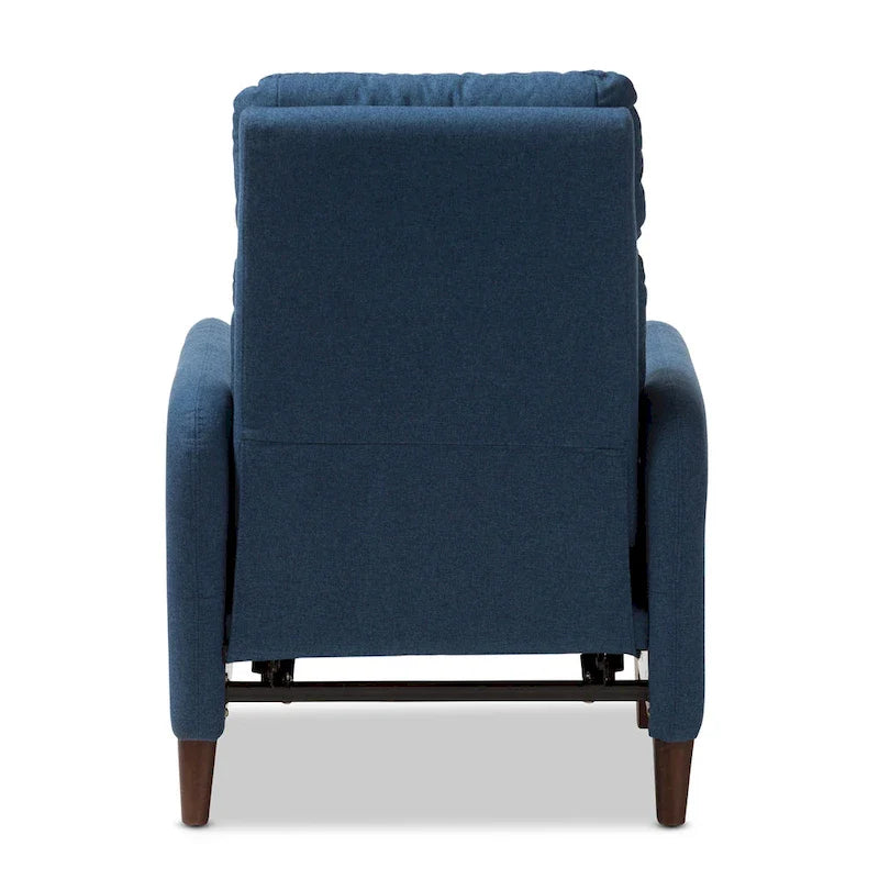 Fauteuil inclinable en tissu du milieu du siècle par Baxton Studio