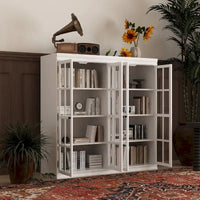 Buffet Armoire de Rangement Étagère Bibliothèque Meuble de Présentation Élégant