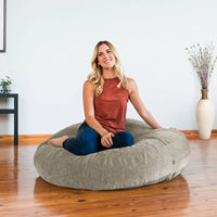 Pouf poire lounge Jaxx Cocoon avec housse en chenille
