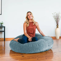 Pouf poire lounge Jaxx Cocoon avec housse en chenille