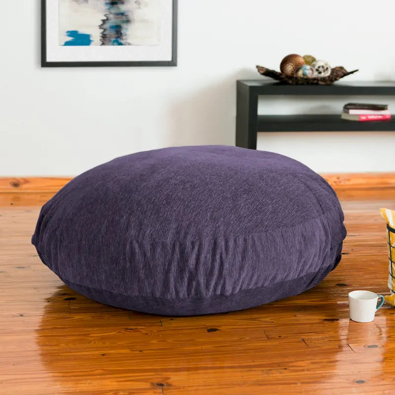Pouf poire lounge Jaxx Cocoon avec housse en chenille