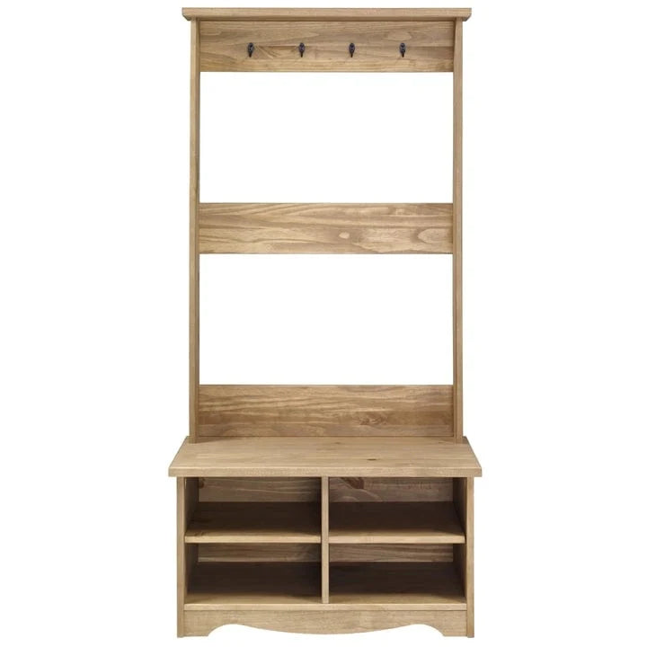 Vestiaire en bois Corona gris