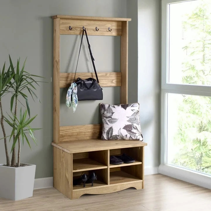 Vestiaire en bois Corona gris