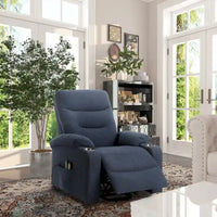 Clihome Fauteuil inclinable de massage électrique doux rembourré avec porte-gobelet