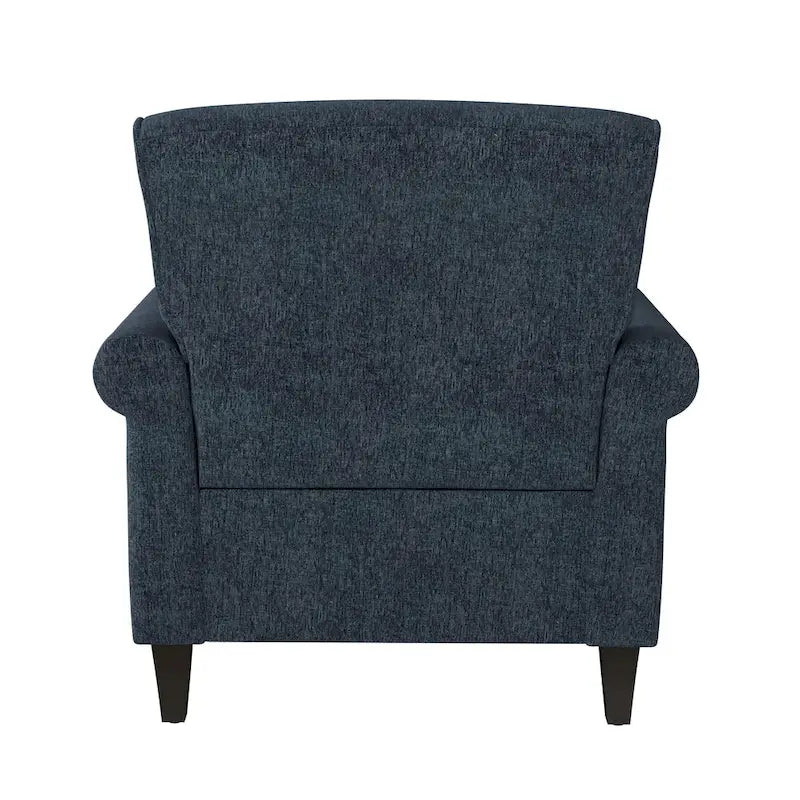 Fauteuil à accoudoirs roulés Herve Copper Grove