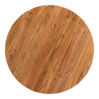 Table basse ronde moderne en bois d'acacia massif Aurelle Home