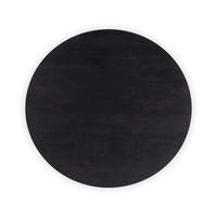 Table basse ronde moderne en bois d'acacia massif Aurelle Home