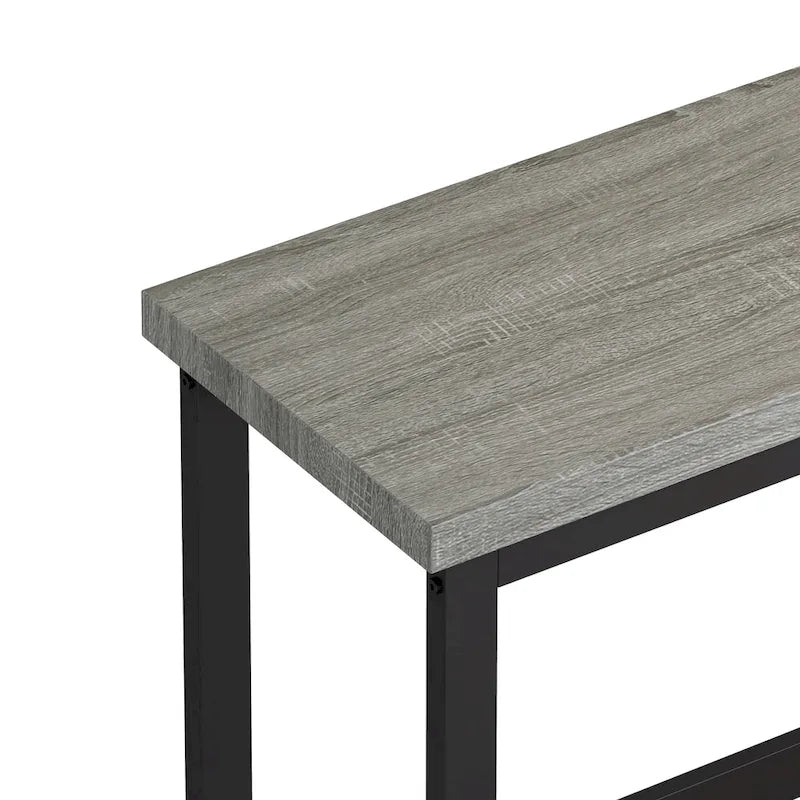 Ensemble de table à manger extra-longue avec 3 tabourets pub