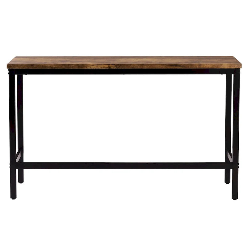 Ensemble de table à manger extra-longue avec 3 tabourets pub