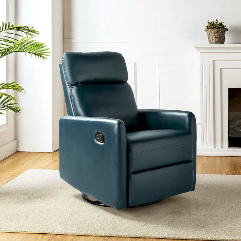 Lyle Fauteuil inclinable pivotant manuel avec base métallique