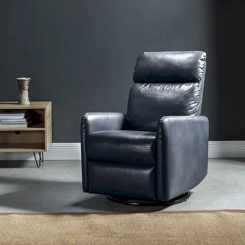 Lyle Fauteuil inclinable pivotant manuel avec base métallique