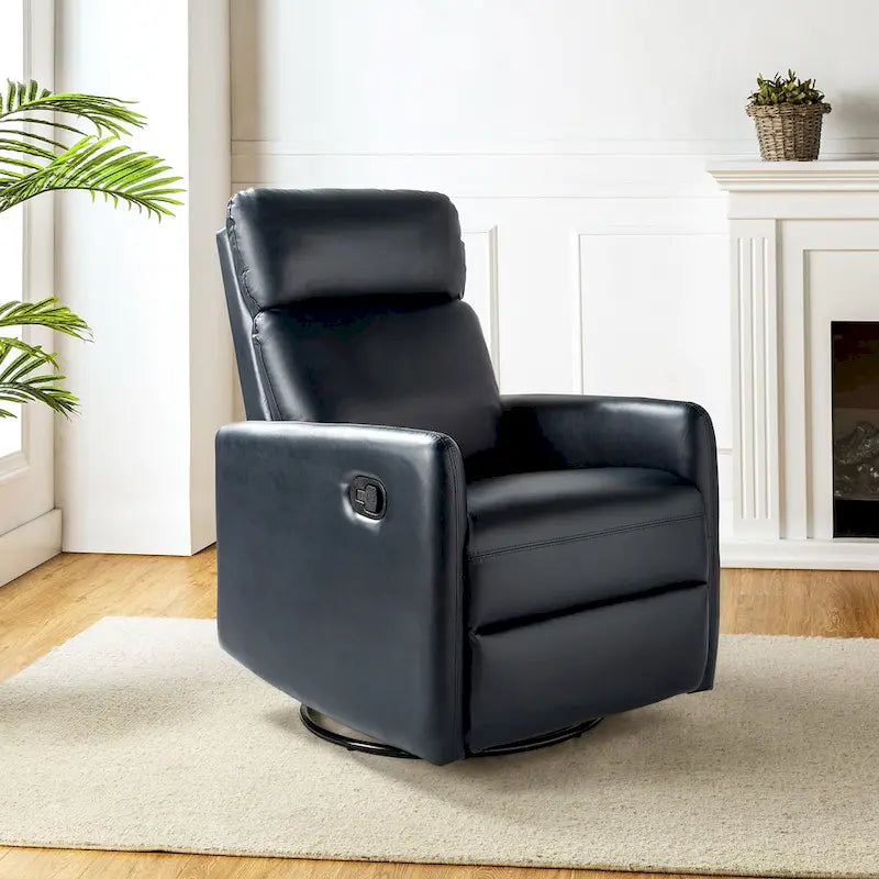 Lyle Fauteuil inclinable pivotant manuel avec base métallique