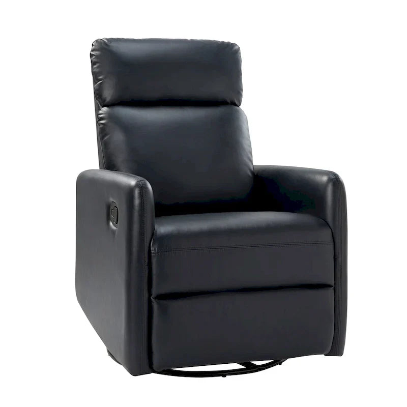 Lyle Fauteuil inclinable pivotant manuel avec base métallique