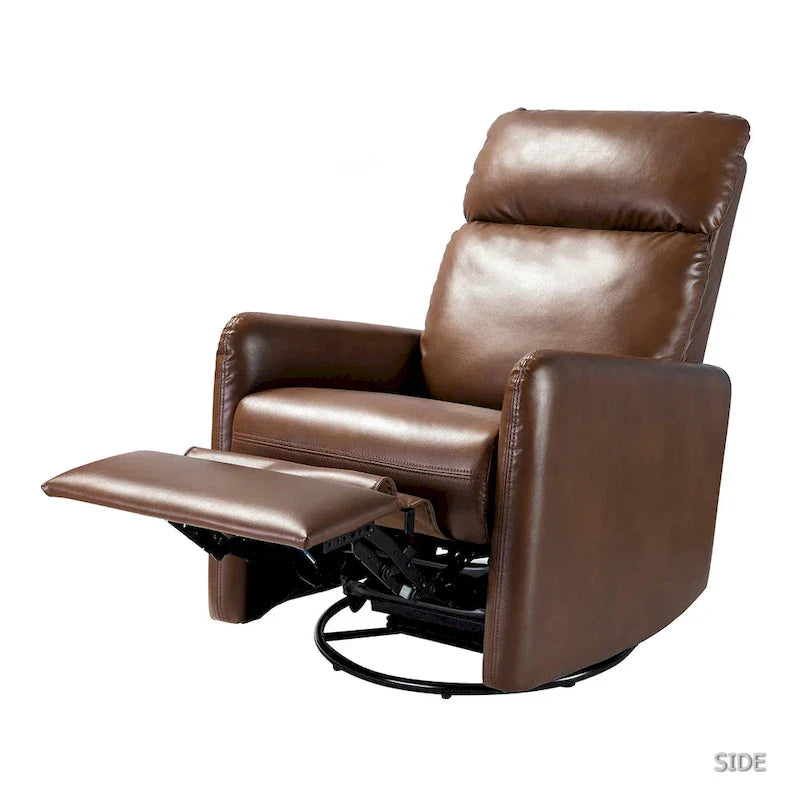 Lyle Fauteuil inclinable pivotant manuel avec base métallique