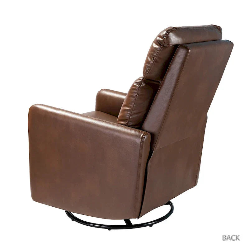 Lyle Fauteuil inclinable pivotant manuel avec base métallique