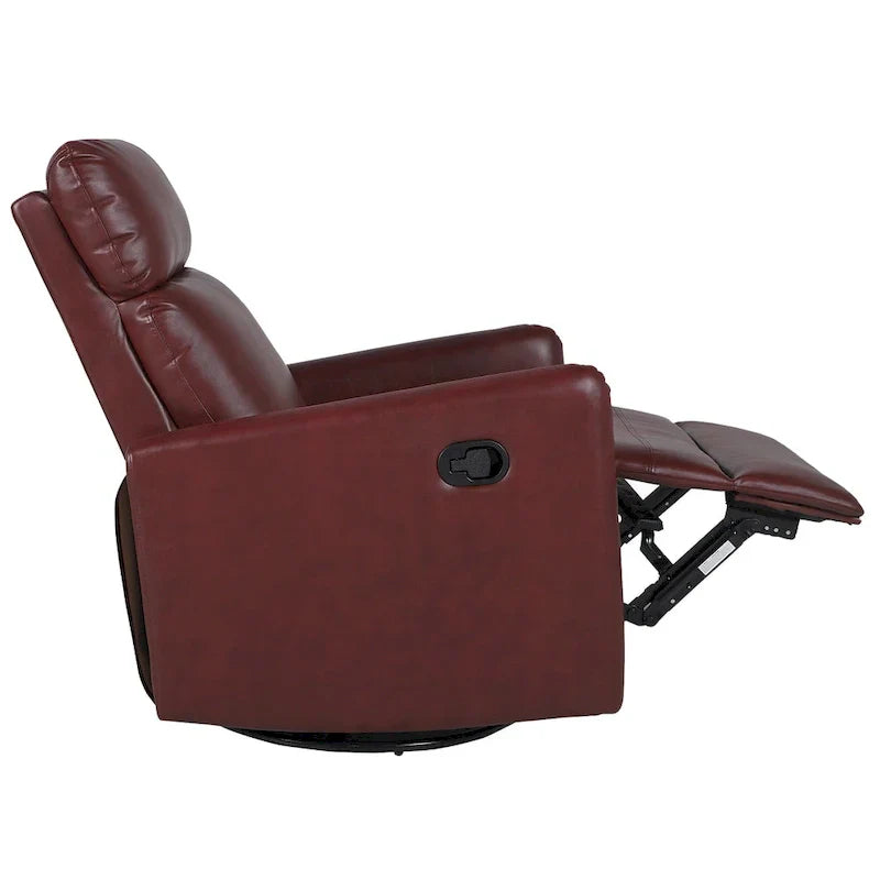 Lyle Fauteuil inclinable pivotant manuel avec base métallique