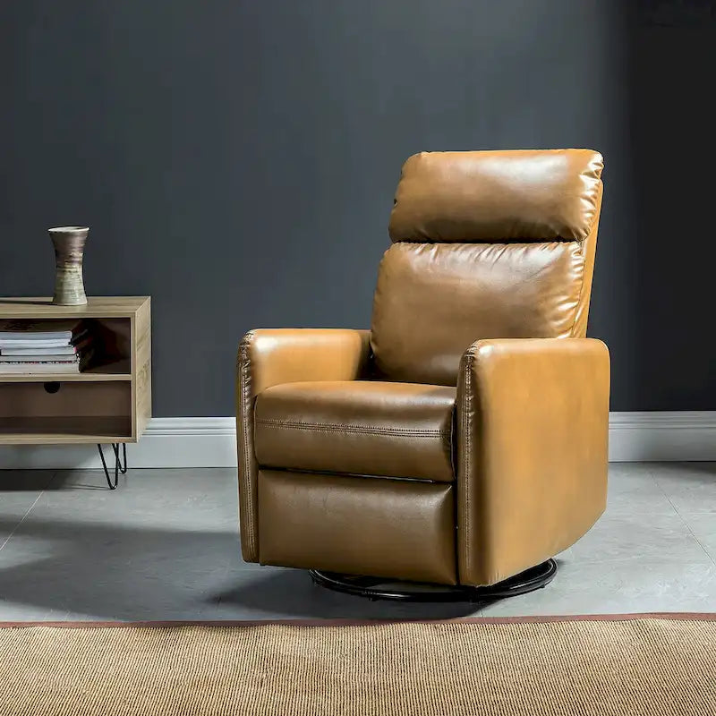 Lyle Fauteuil inclinable pivotant manuel avec base métallique