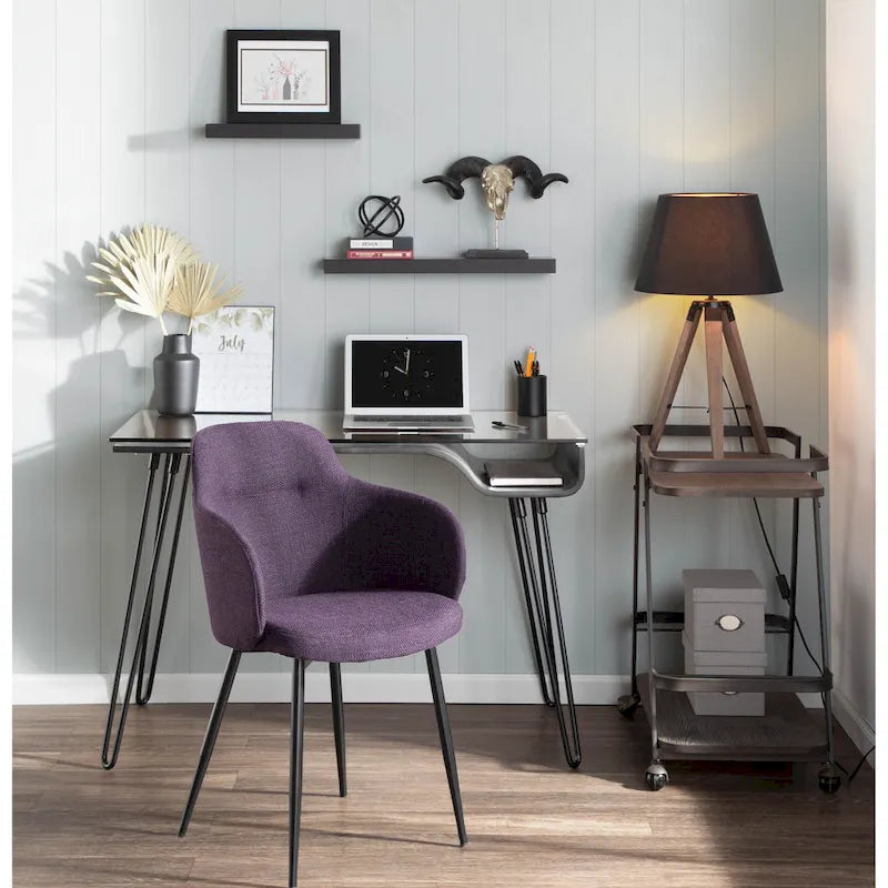 Carson Carrington Iglabo Chaise industrielle rembourrée