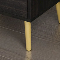 Table de chevet à un tiroir avec une étagère ouverte