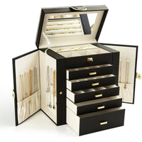 Boîte à bijoux pour femme - 6.8P x 10.6L x 11.4H