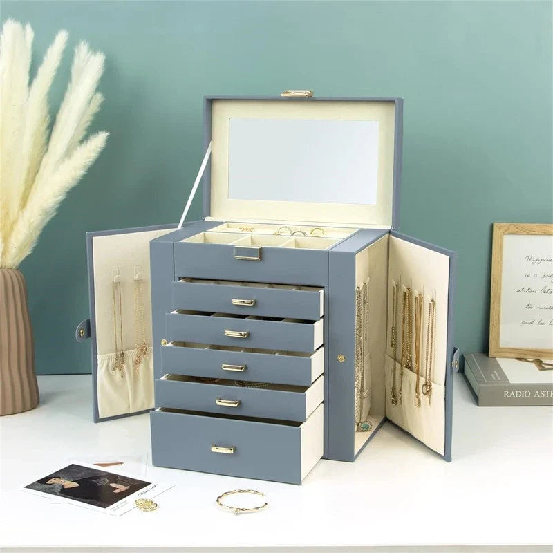 Boîte à bijoux pour femme - 6.8P x 10.6L x 11.4H