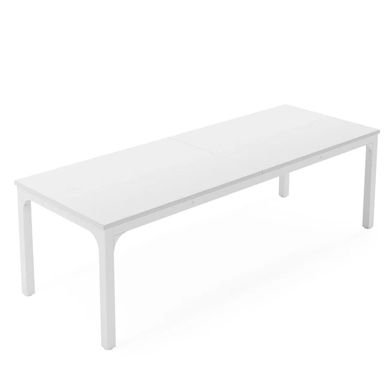 Bureau d'ordinateur extra-long de 78,7 pouces, bureau 2 personnes, grande table d'écriture