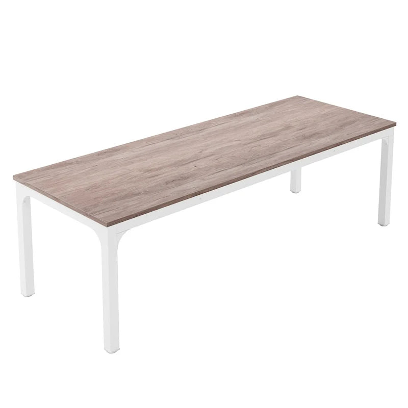 Bureau d'ordinateur extra-long de 78,7 pouces, bureau 2 personnes, grande table d'écriture