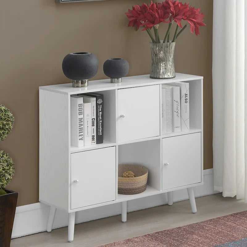 Meuble console desserte Xtra Storage Cube Organizer avec 3 casiers et 3 placards