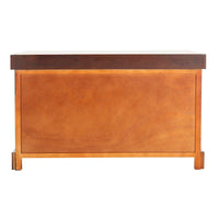 SAFAVIEH Euphemia Banc de rangement tressé marron - 33,5 x 16,1 x 19,9 - 34Lx16Px20H