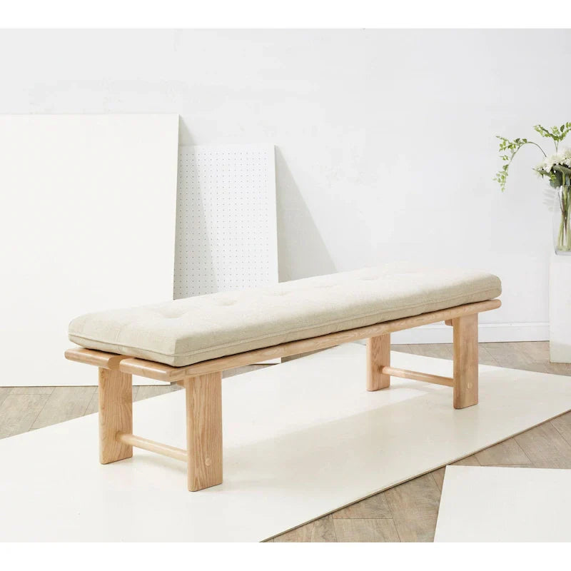 Banc coussin moderne Rasema SAFAVIEH Couture - 154,4 cm L x 48 cm P x 46 cm H - 61Lx19Px18H