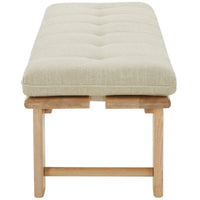 Banc coussin moderne Rasema SAFAVIEH Couture - 154,4 cm L x 48 cm P x 46 cm H - 61Lx19Px18H