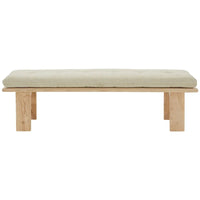 Banc coussin moderne Rasema SAFAVIEH Couture - 154,4 cm L x 48 cm P x 46 cm H - 61Lx19Px18H