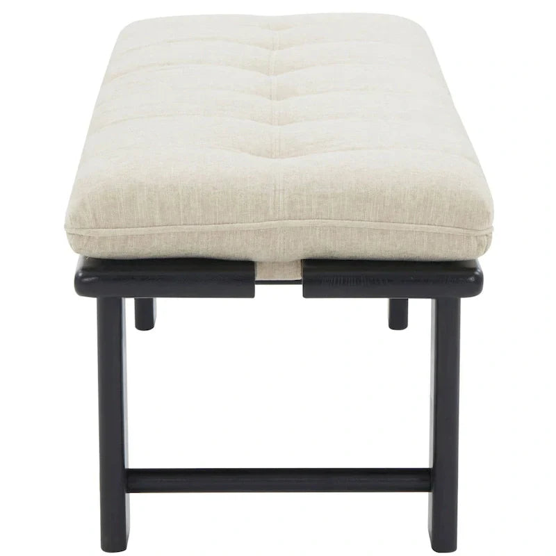 Banc coussin moderne Rasema SAFAVIEH Couture - 154,4 cm L x 48 cm P x 46 cm H - 61Lx19Px18H