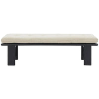 Banc coussin moderne Rasema SAFAVIEH Couture - 154,4 cm L x 48 cm P x 46 cm H - 61Lx19Px18H