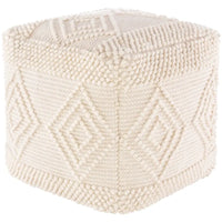 Freya pouf cube bohème tissé main de 18 pouces