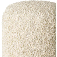 Pouf Mohave Shaggy Boucle 46 cm en polyester