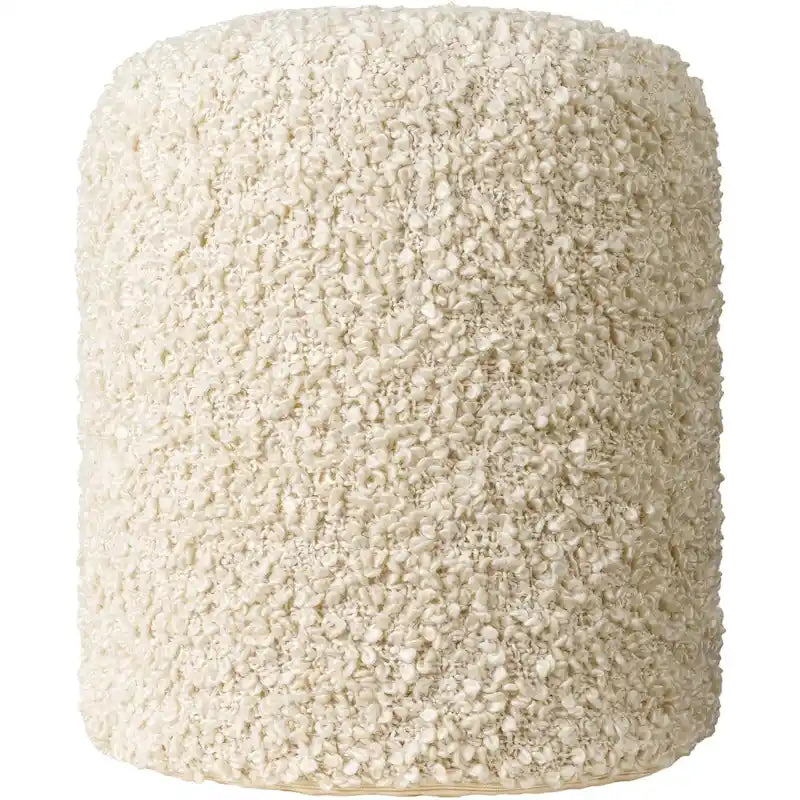 Pouf Mohave Shaggy Boucle 46 cm en polyester
