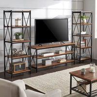 Meuble TV Eulalia 62 po en métal pour téléviseurs jusqu'à 70 po par iNSPIRE Q Classic