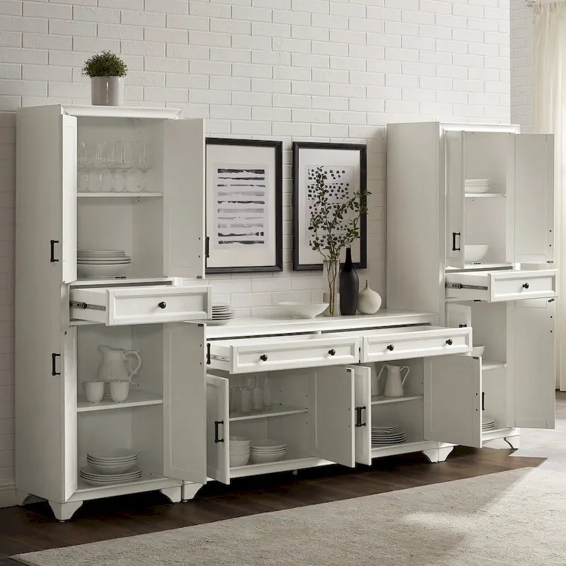 Ensemble buffet et garde-manger 3 pièces Tara de Crosley - 15x108.5x67.75