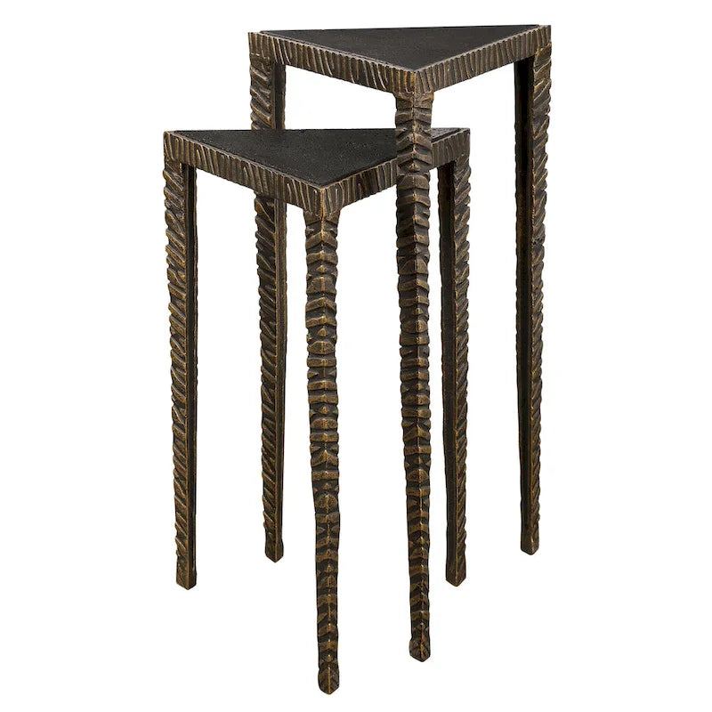 Tables d'appoint triangulaires Samiria Uttermost (lot de 2)