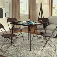 Table de jeu pliable en vinyle